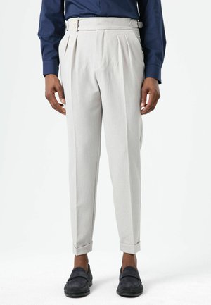 REGULAR FIT - Broek - stone