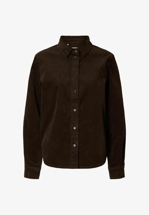 Selected, SHIRT REGULAR FIT CORDUROY - Skjortebluser - delicioso1