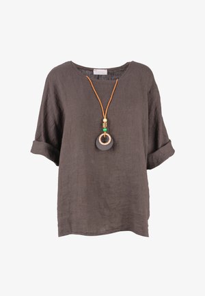 Seasons of April, SEASONS OF APRIL BLUSE LINA OVERSIZED - Blouse - mokka