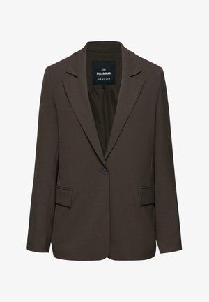 PULL&BEAR, BASIC - BLAZER - Blazer - brown