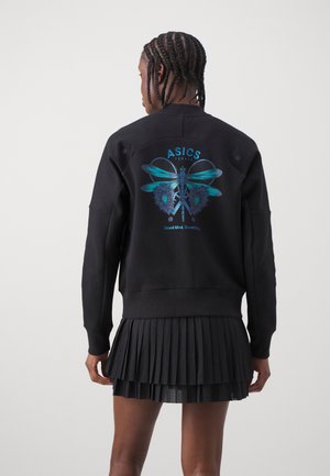 ASICS MATCH CAPSULE JACKET - Zip-up sweatshirt - performance black