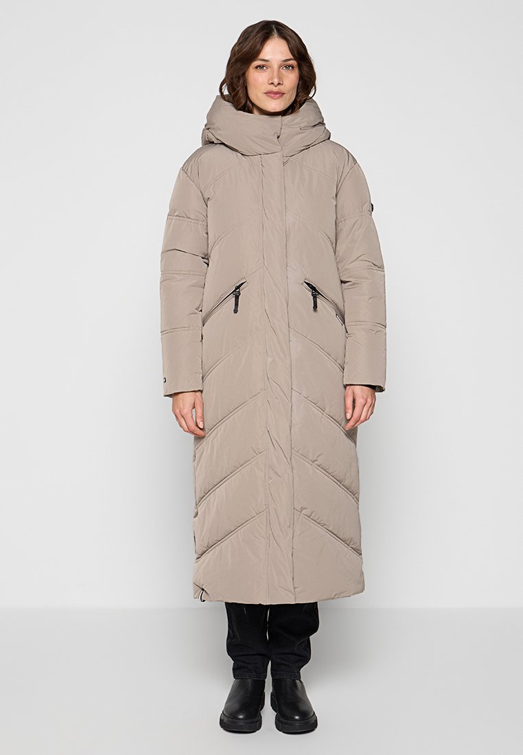 khujo Wintermantel taupe