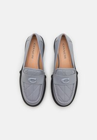COACH LEAH QUILTED LOAFER - Mokasīni - grey blue