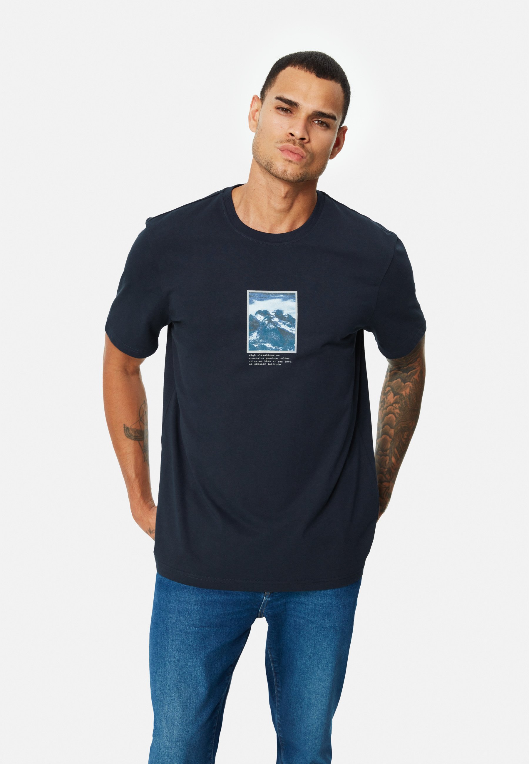 Mavi Hombre Printed Tee T-Shirt, Antarctica, S