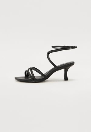Even&Odd Wide Fit Ankle cuff sandals - black