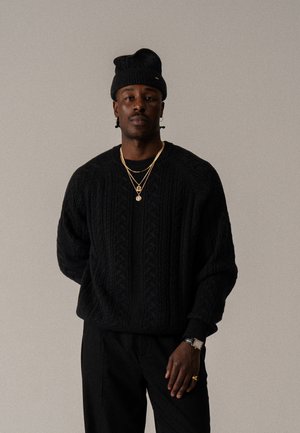 BLKVIS CABLE - Pullover - black