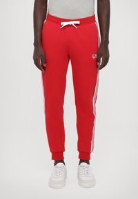 EA7 Emporio Armani PANTALONI - Treniņtērpa apakšdaļas - salsa
