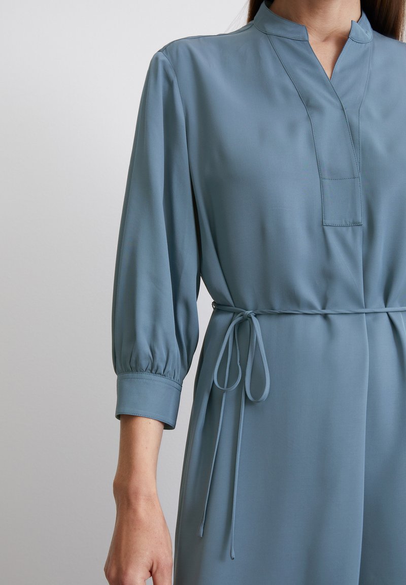 Marc O'Polo STYLE DETAILED PLACKET - Day dress - hazy blue/blue - Zalando Marc O'Polo STYLE DETAILED PLACKET - Day dress - hazy blue/blue - Zalando