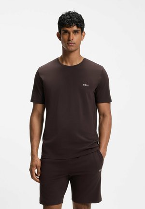 BOSS, MIX&MATCH T-SHIRT R - Nattøj trøjer - dark brown four