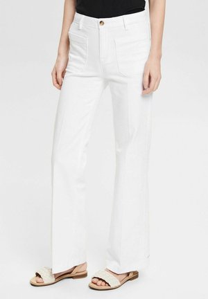 Flared Jeans - white