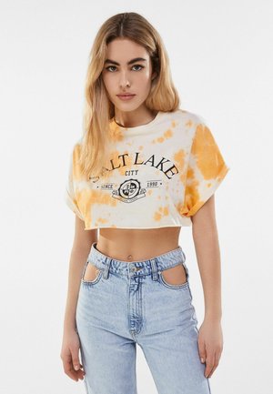 T-shirt imprimé - orange