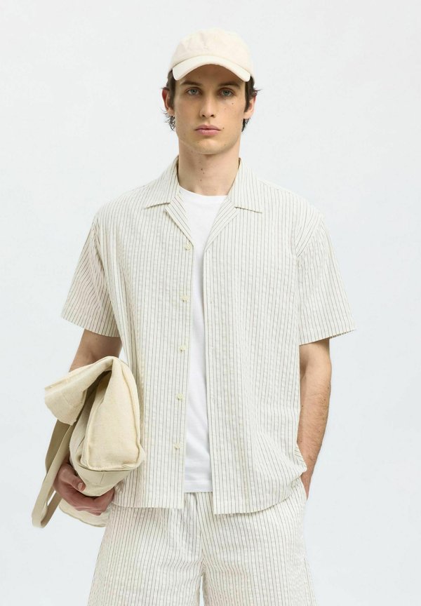 KURZARM - Hemd - egret