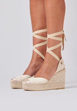 LECCE - Sleehakken - taupe platinum suede