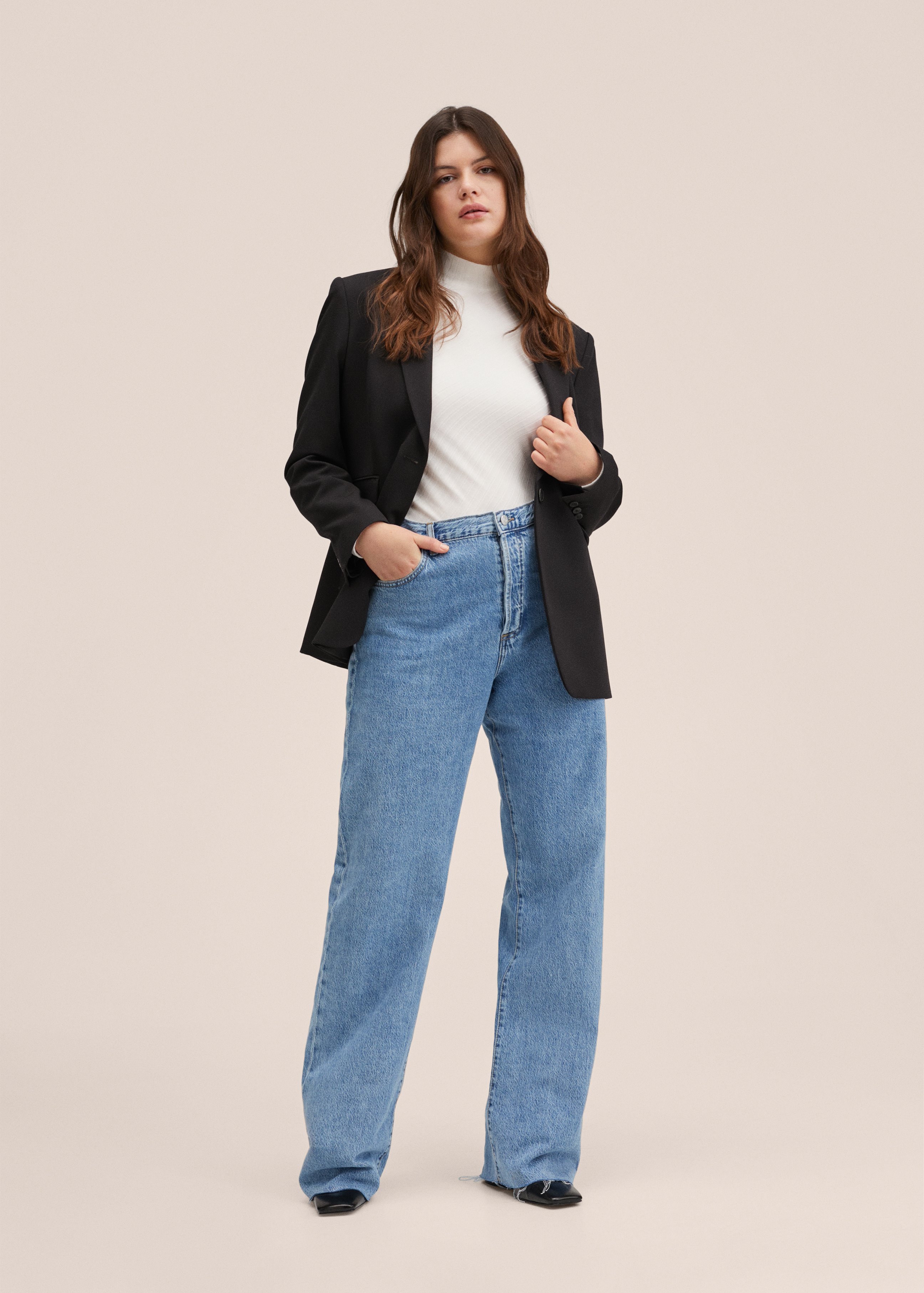 Mango NORA - Jeans a zampa - mittelblau/blu - Zalando.it