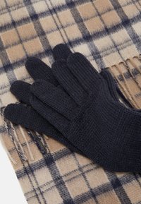 Barbour TARTAN SCARF AND GLOVE GIFT SET - Scarf - trench