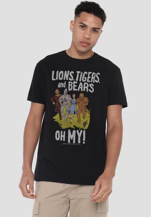Cotton Soul, WIZARD OF OZ THE YELLOW BRICK - Print T-shirt - black