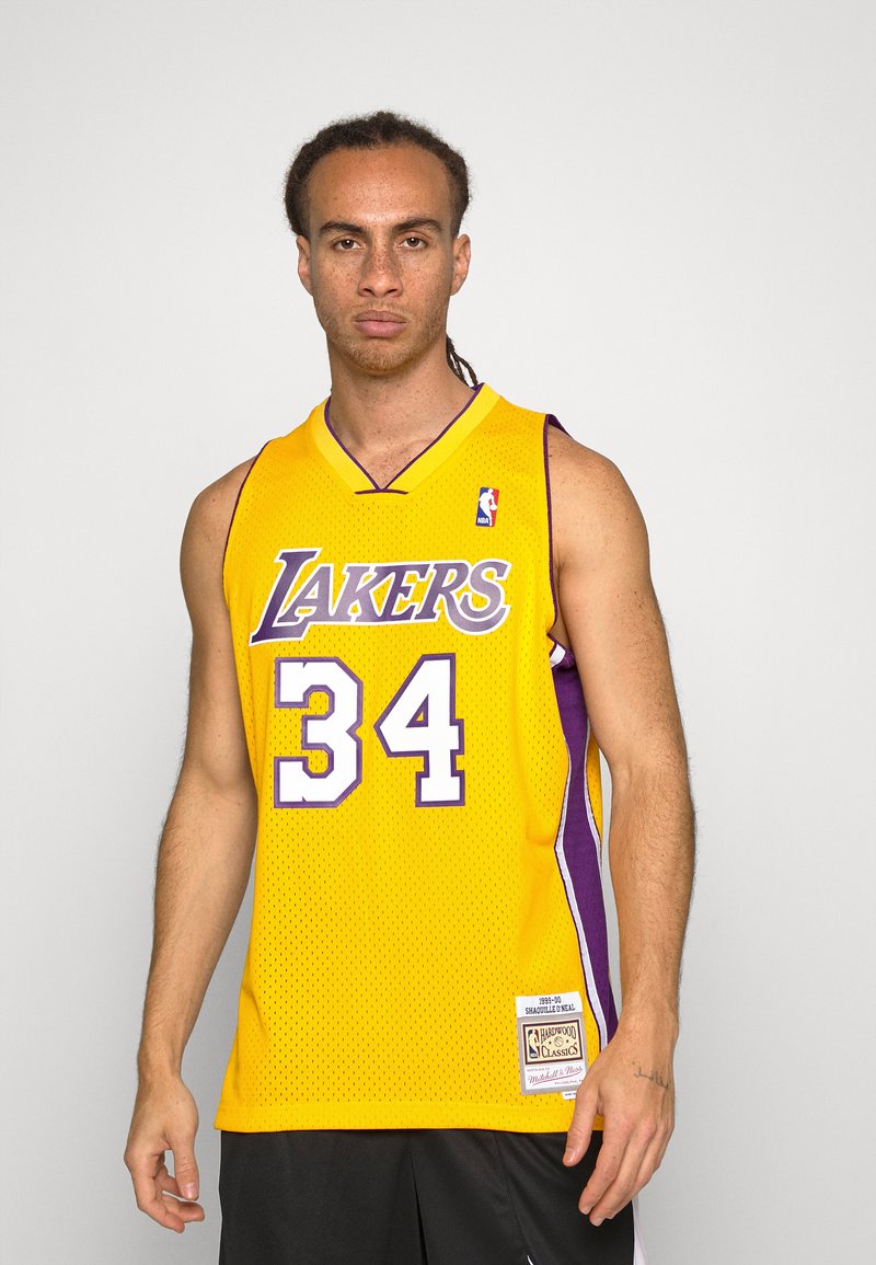 Mitchell & Ness NBA LOS ANGELES LAKERS SHAQUILLE O'NEAL SWINGMAN - Ρούχα για κλαμπ - gold