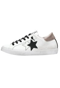2Star ONE IN PELLE - Sneakers basse - white black beige