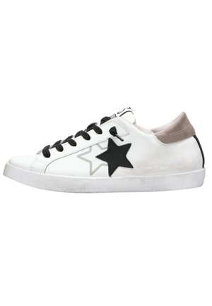 2Star ONE IN PELLE - Sneakers basse - white black beige