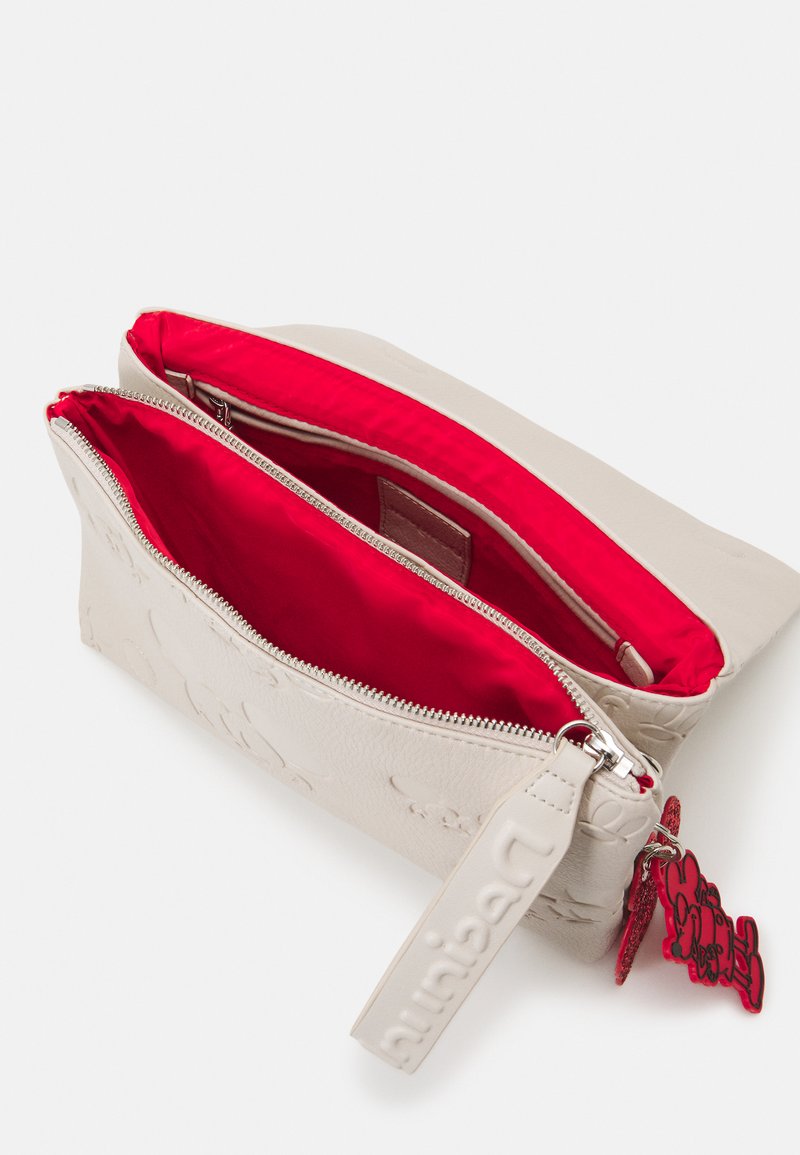 Desigual ALL MICKEY DORDMUNT FLAP - Bolso de mano - crudo/blanco -