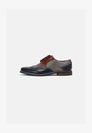 ADAMO - Šněrovací boty - dark blue/light grey