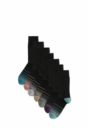 SEVEN PACK - Calze - black colour ombre