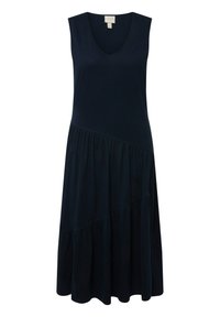 Ulla Popken V-AUSSCHNITT ÄRMELLOS - Vestido informal - marine
