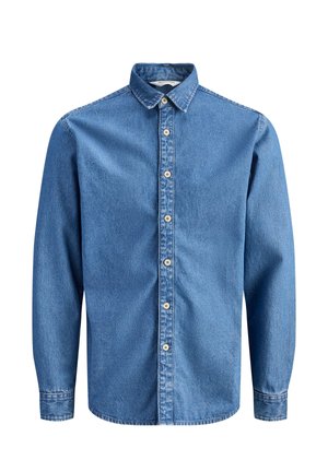 JJESTANLEY  AT 021 NOOS PLS - Skjorter - blue denim pack:mid blue