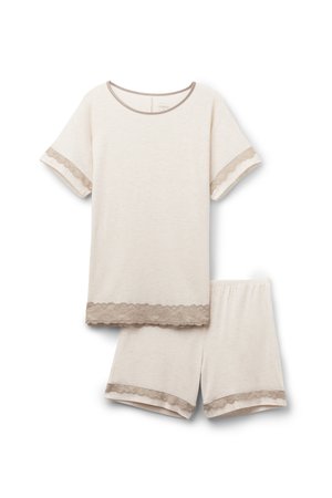 Intimissimi, REGULAR FIT - Nachtwäsche Set - natural
