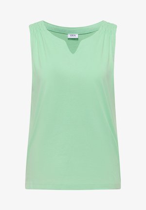 Cecil, TOP MIT SPLIT NECK IN UNIFARBE - Débardeur - juicy lime
