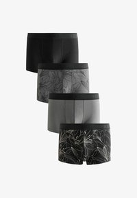 Unselected, blacl white floral print
