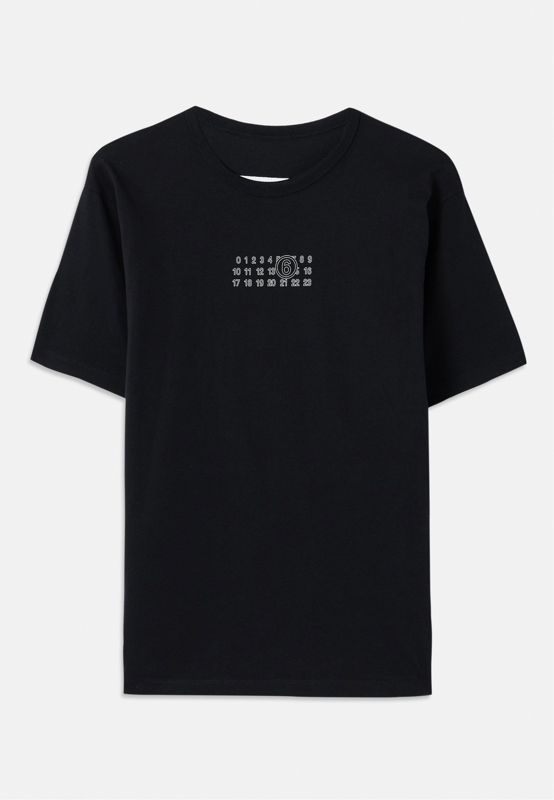 MM6 Maison Martin Margiela ブラックTシャツ MM6 Maison Margiela パッチ Tシャツ | ブラック | FARFETCH JP