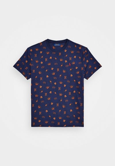 Polo Ralph Lauren CLASSIC FIT EQUESTRIAN JERSEY T-SHIRT - Print T-shirt - spectator convo navy