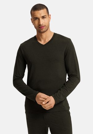 CASUALS - Maglia del pigiama - earthy ink melange