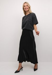Culture MOSS JESSIE  - Maxi szoknya - black