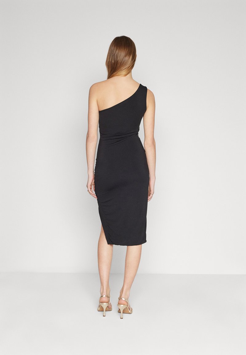 WAL G. EVIE ONE SHOULDER MIDI - Cocktail dress / Party dress - black -  Zalando.ie