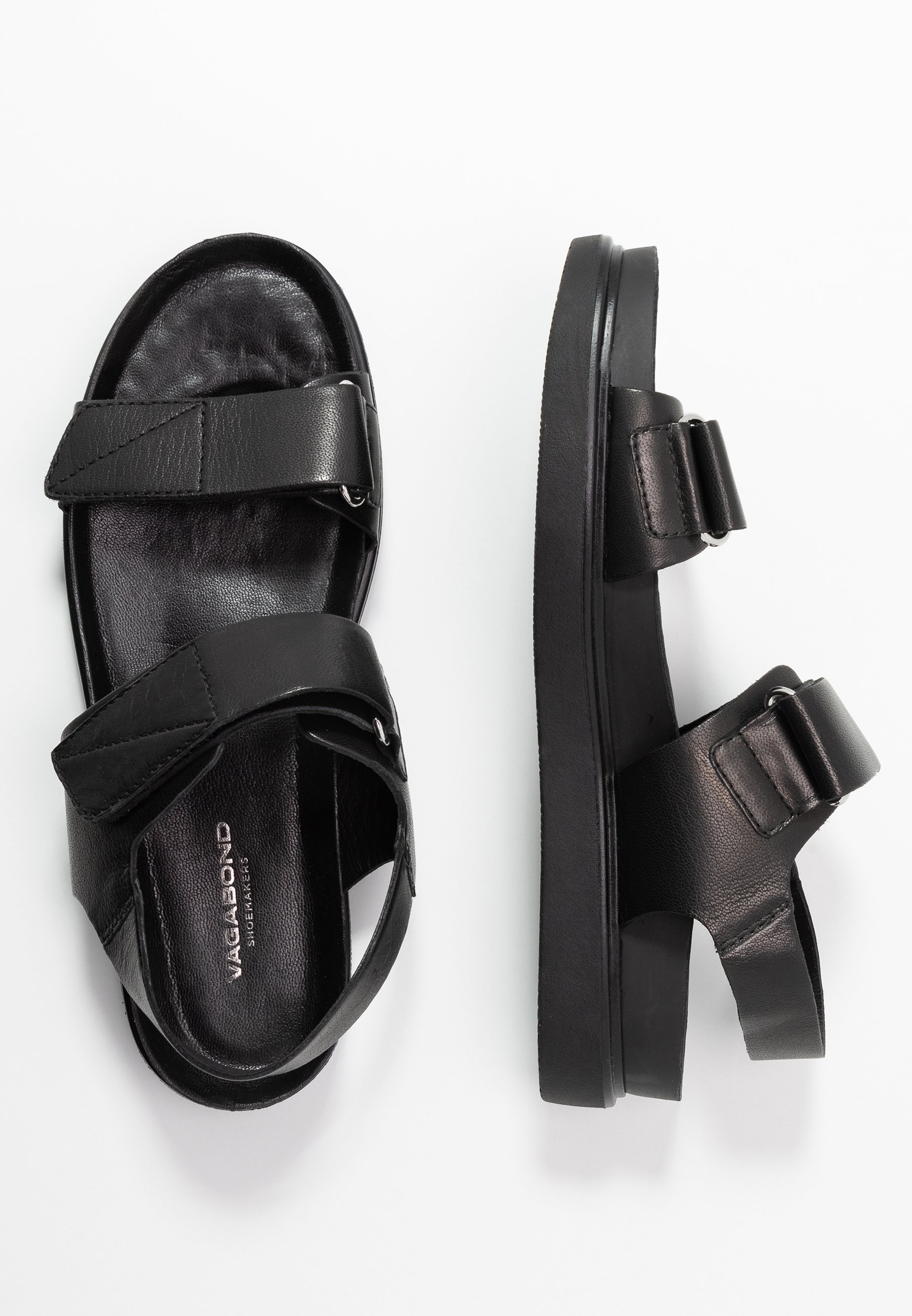 Womens Sandals | Vagabond Shoemakers Erin Two Strap Sandals Black | CINDE