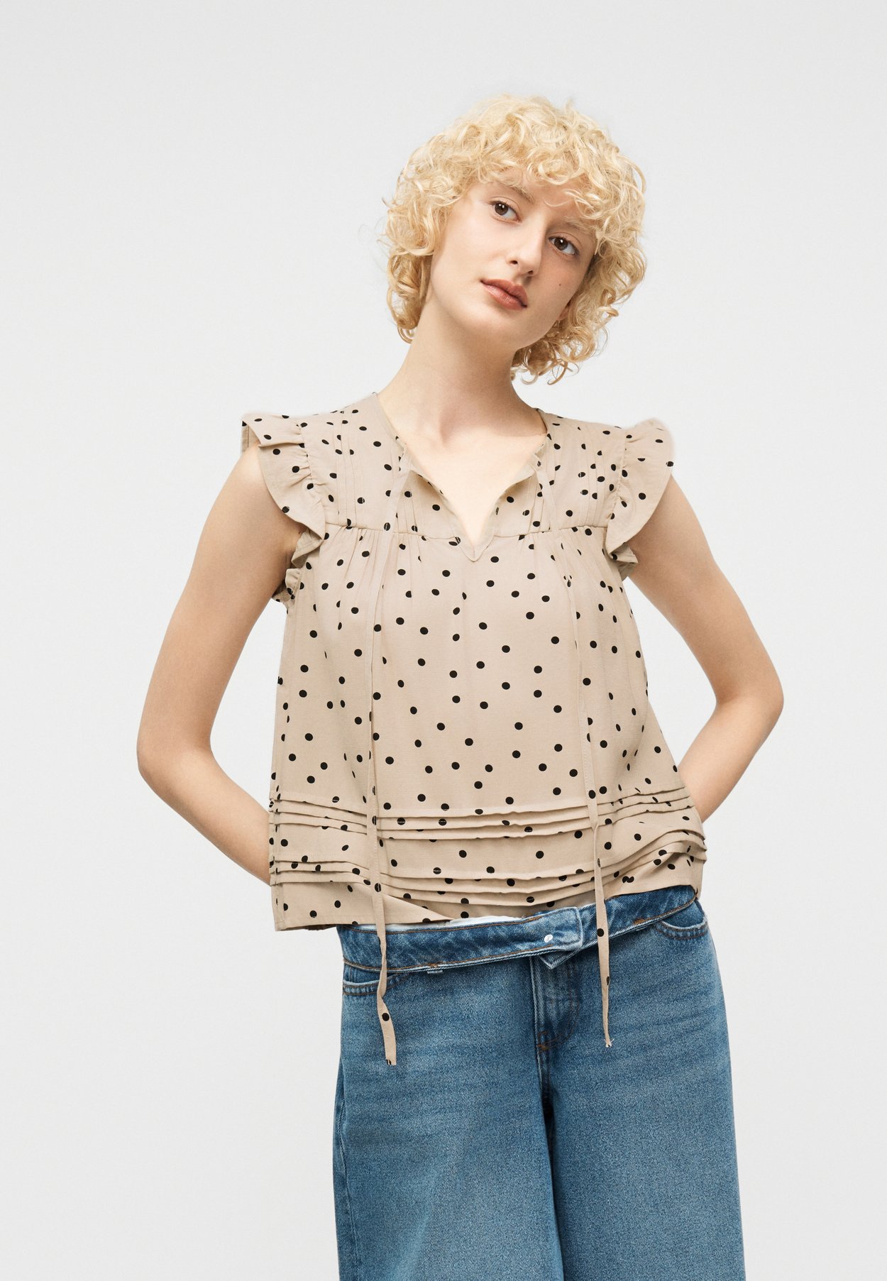 ONLARIS LIFE TIE NECK 