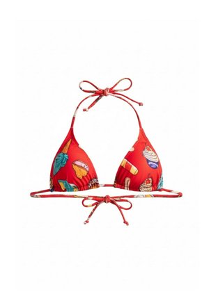 MOSCHINO, Bikini pezzo sopra - rosso