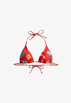 MOSCHINO, Bikini pezzo sopra - rosso