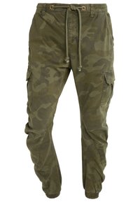 CAMO JOGGING  - Pantalon cargo - olive