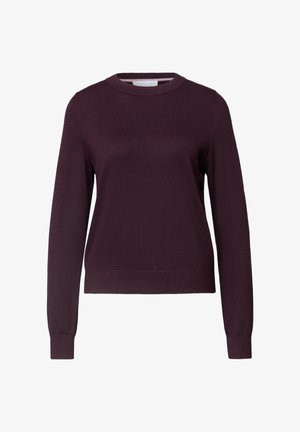 Street One Studio, PULLOVER MIT RUNDHALS IN UNIFARBE - Pullover - very berry mel