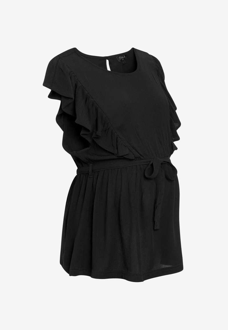 Damen T-Shirts | Next MATERNITY RUFFLE Bluse black/schwarz - HW73104 Damen T-Shirts | Next MATERNITY RUFFLE Bluse black/schwarz - HW73104