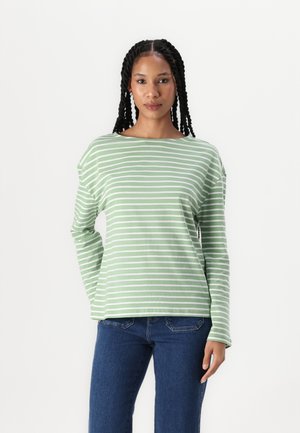 BOAT NECK RELAXED - Top s dlhým rukávom - medium green