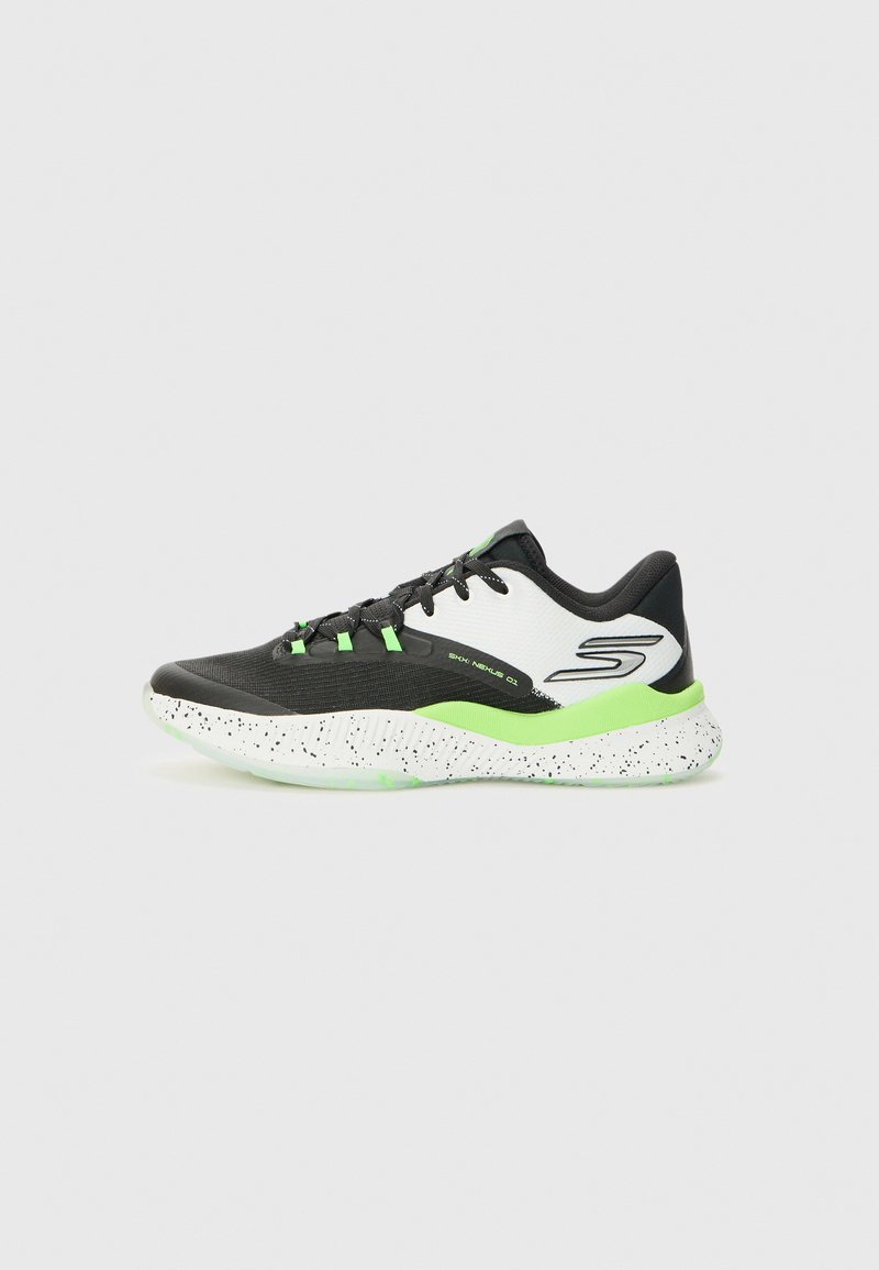 Skechers Performance NEXUS - Basketsko - white/black/lime