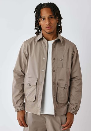 VESTE WORKWEAR MULTIPOCHES - Lichte jas - taupe