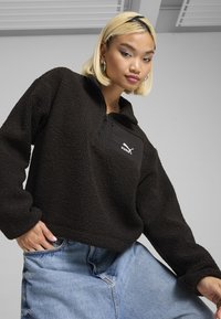 Puma WINTERIZED HALF - Sweat polaire - black