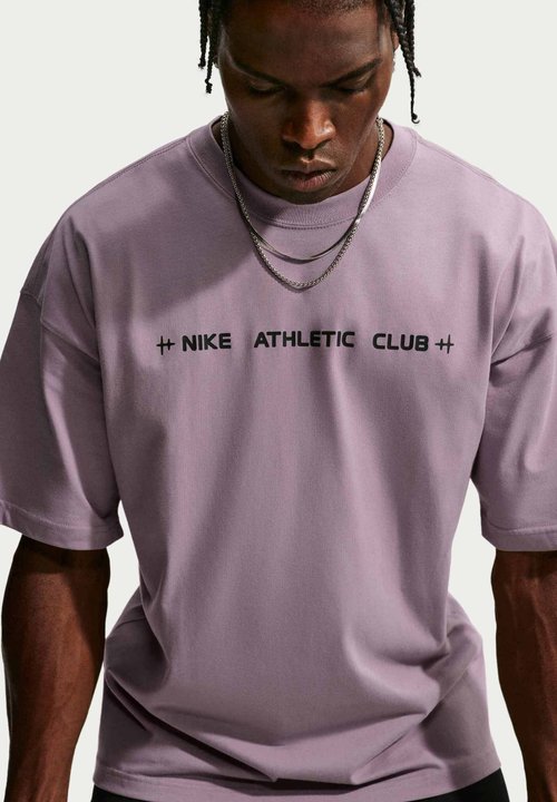 Nike M NK TEE OS NAC - Print T-shirt - purple smoke/black — foto 3