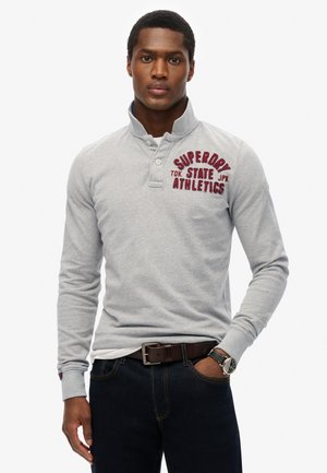 VINTAGE ATHLETIC - Long sleeved top - vintage sweat grey marl