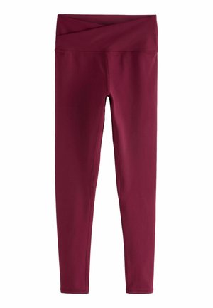 ACTIVE YOGA WRAP - Leggingsit - burgundy red